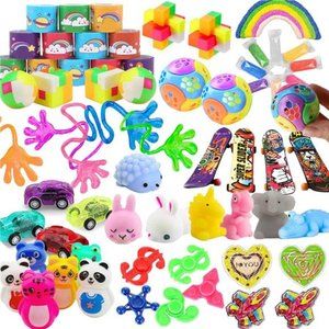 52 Pcs Party Favors for Kids 4-8, Birthday Gift Toys, Stocking Pinata Stuffers